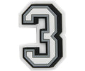 Number 3 Jibbitz
