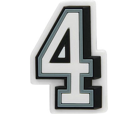 Number 4 Jibbitz