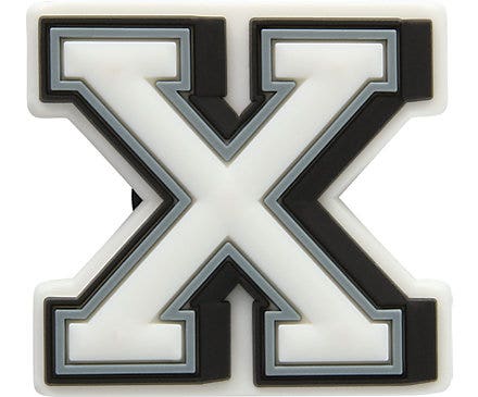 Letter X Jibbitz