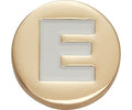 Gold Letter E Jibbitz