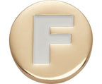 Gold Letter F Jibbitz