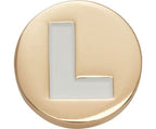 Gold Letter L Jibbitz