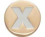 Gold Letter X Jibbitz