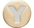 Gold Letter Y Jibbitz