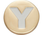Gold Letter Y Jibbitz