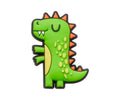 Green Dino-Jibbitz™