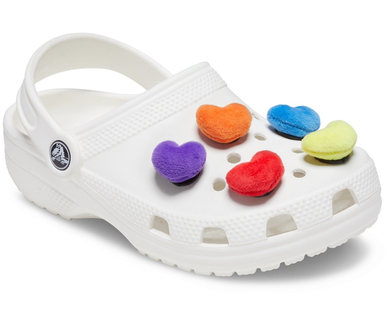 Fuzzy Heart 5 Pack - Jibbitz