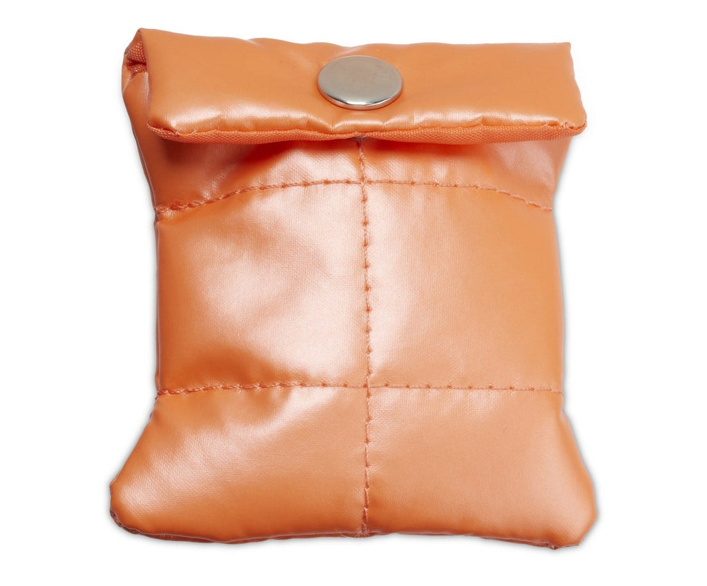 Orange Puffy Pouch - Jibbitz