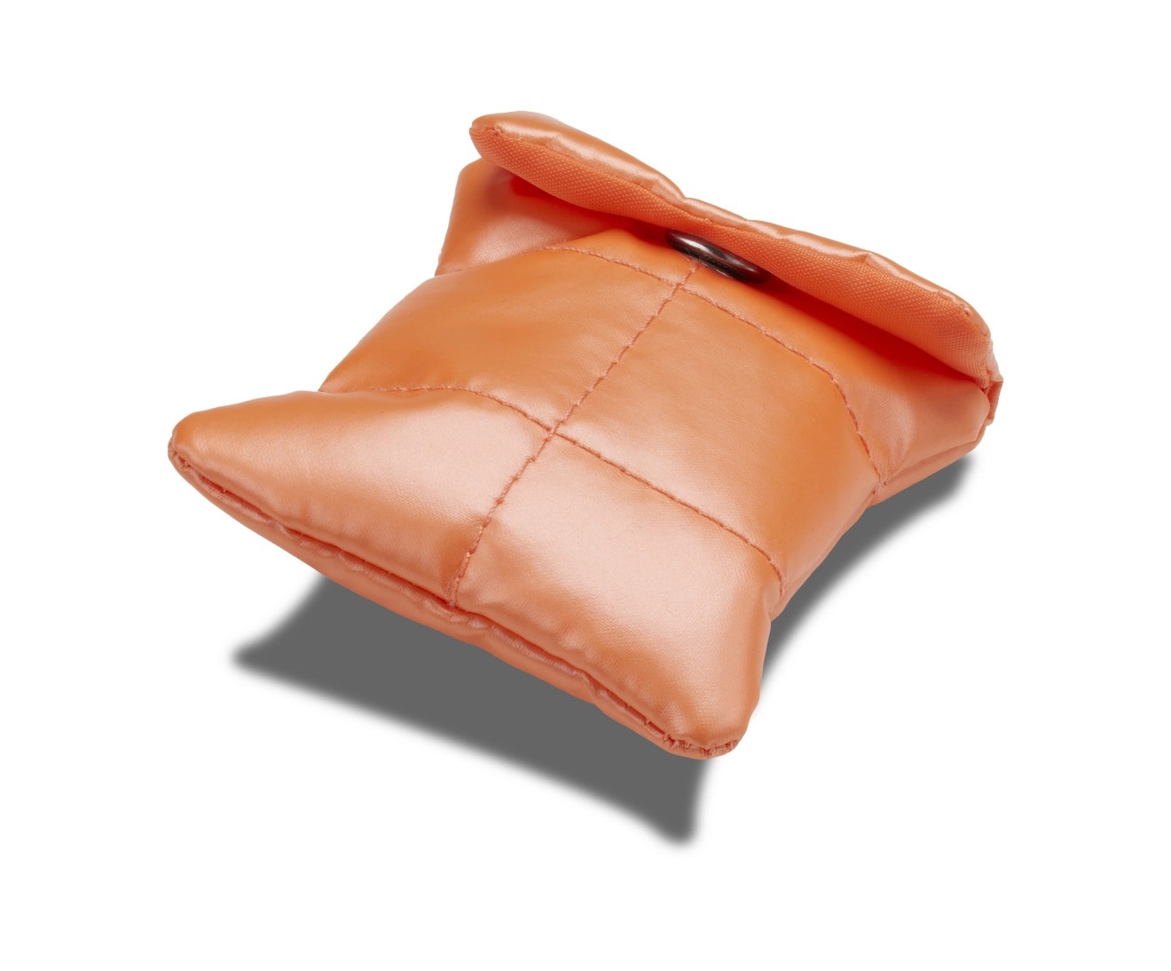 Orange Puffy Pouch - Jibbitz