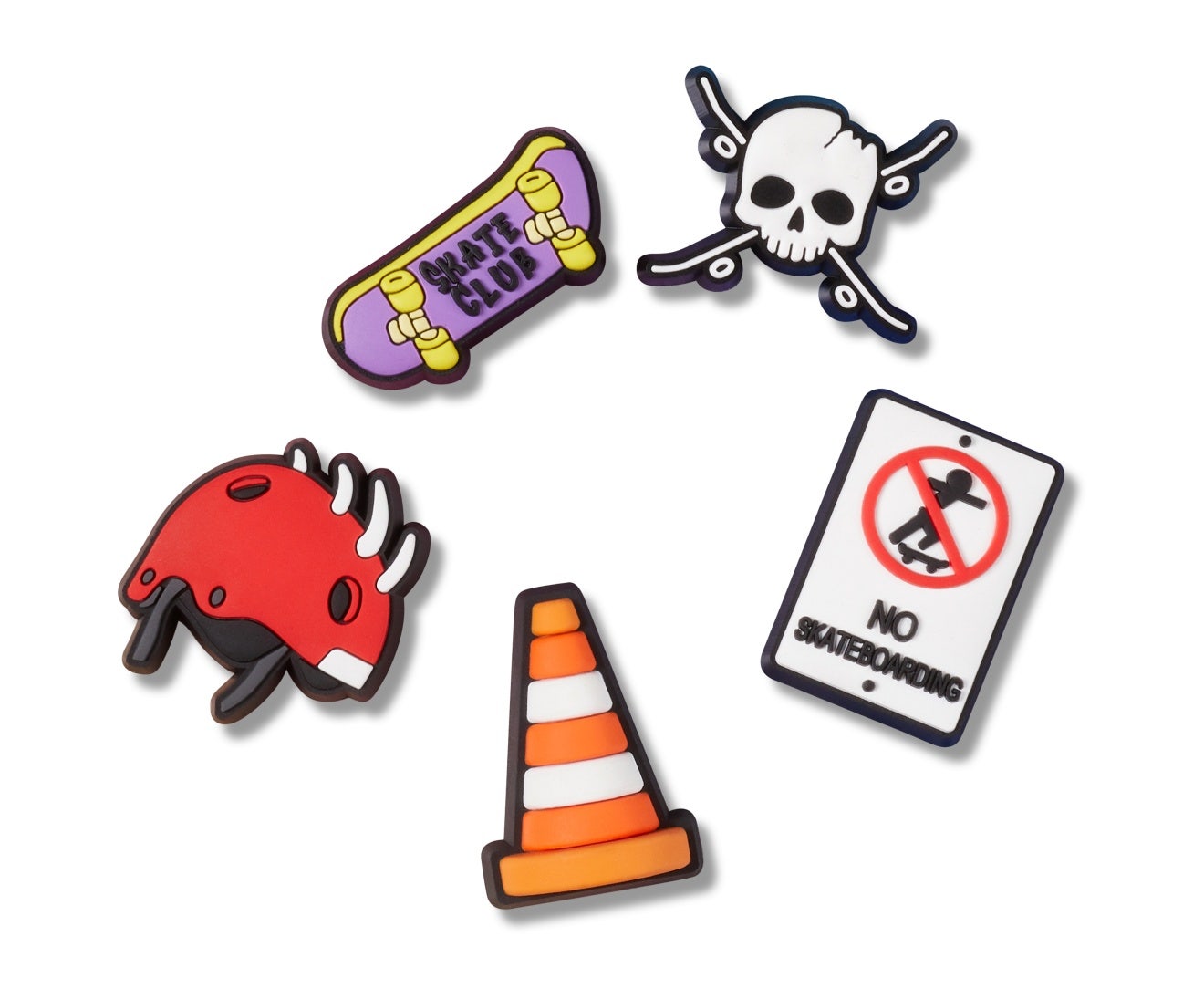 Skateboard is Life 5 Pack - Jibbitz