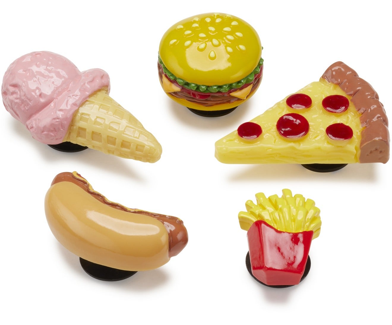 Mini 3D Food 5 Pack - Jibbitz