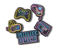 Lights Up Neon Gamer 5 Pack - Jibbitz