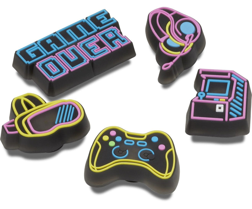 Lights Up Neon Gamer 5 Pack - Jibbitz
