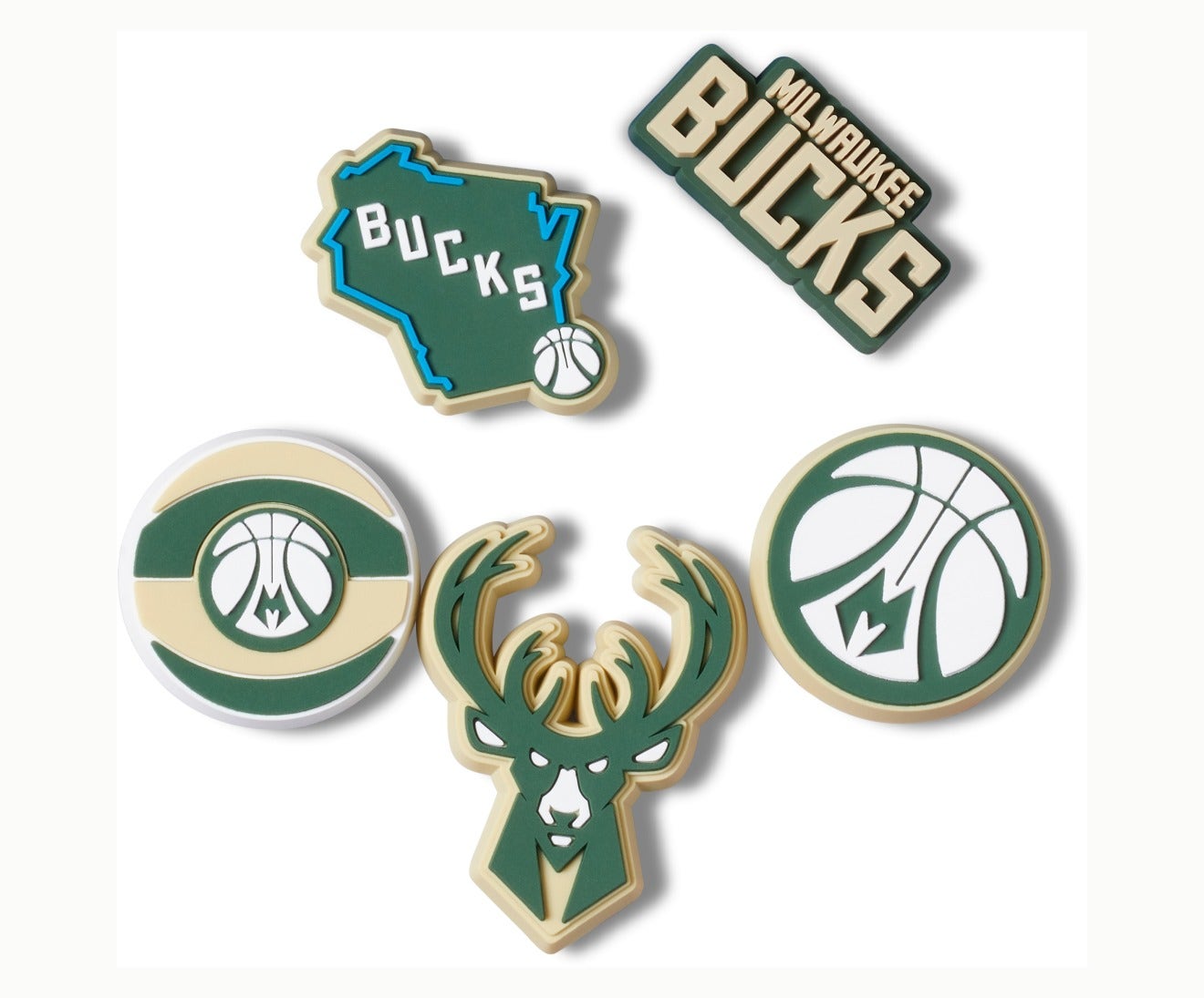 NBA Milwaukee Bucks 5 Pack-Jibbitz™