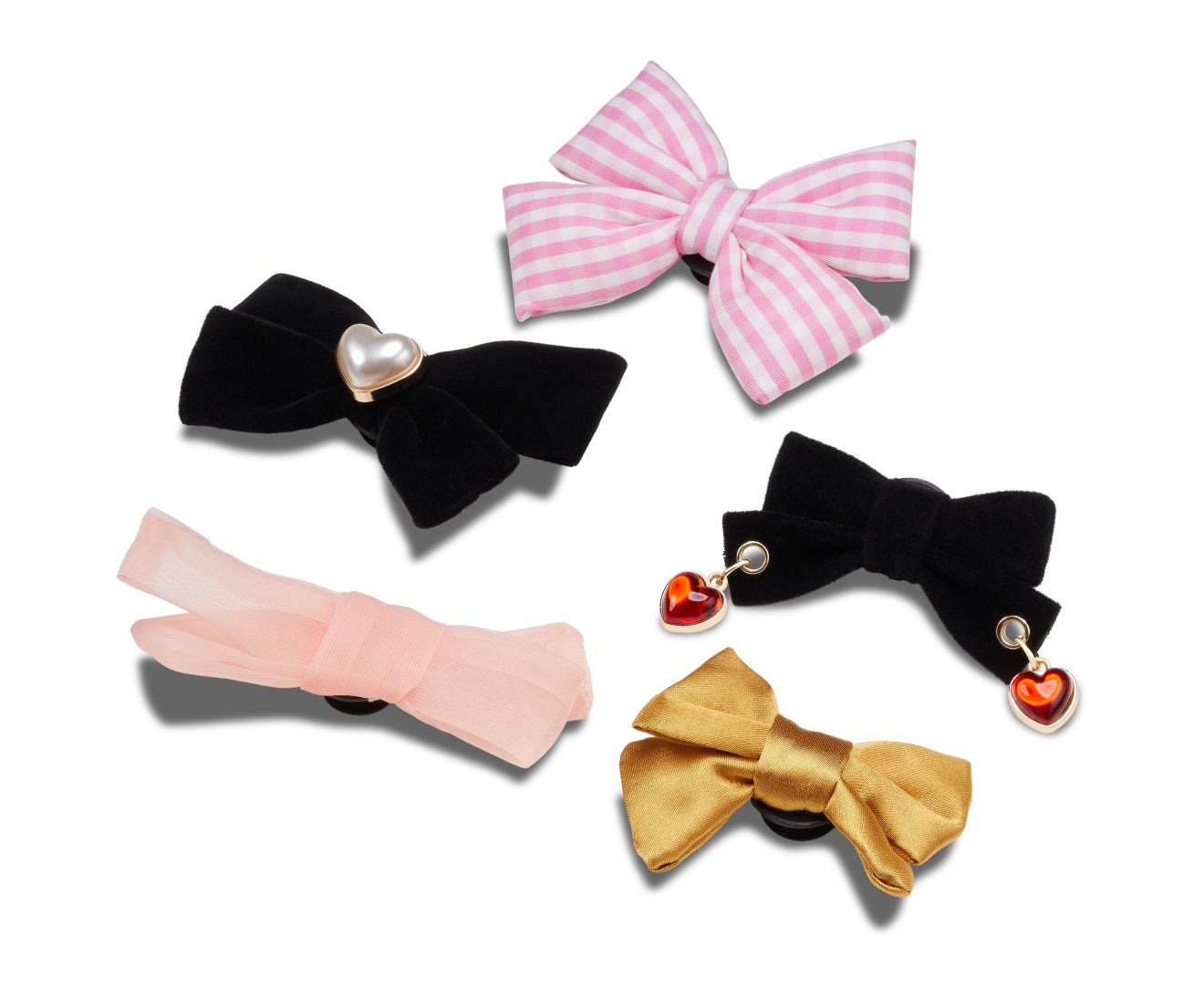 Oversized Mixed Bows 5 Pack-Jibbitz™