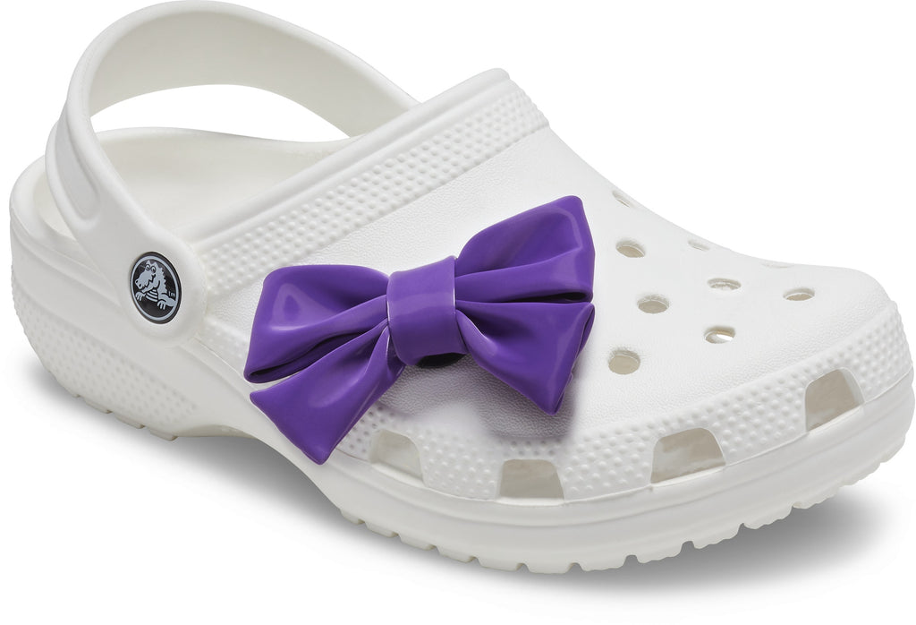 Hyper Purple Bow Jibbitz
