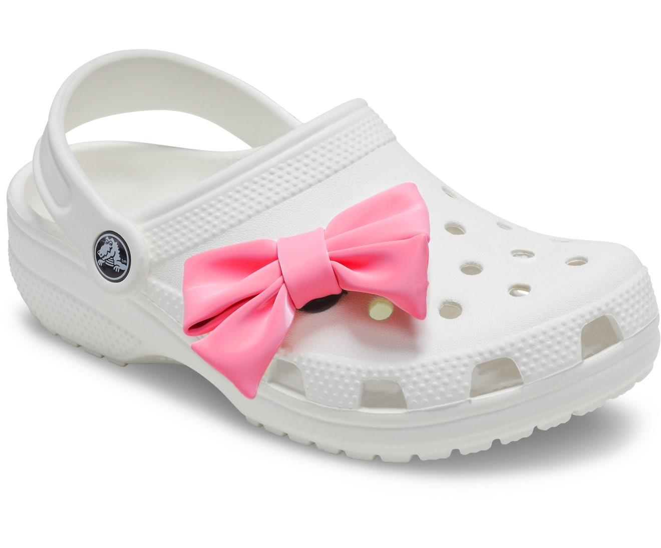 Hyper Pink Bow Jibbitz