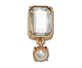 Gold Pearl Dangle Jibbitz