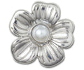 Silver Monochrome Daisy II - Jibbitz™