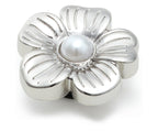 Silver Monochrome Daisy II - Jibbitz™