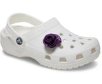 Deep Purple Rosette Jibbitz
