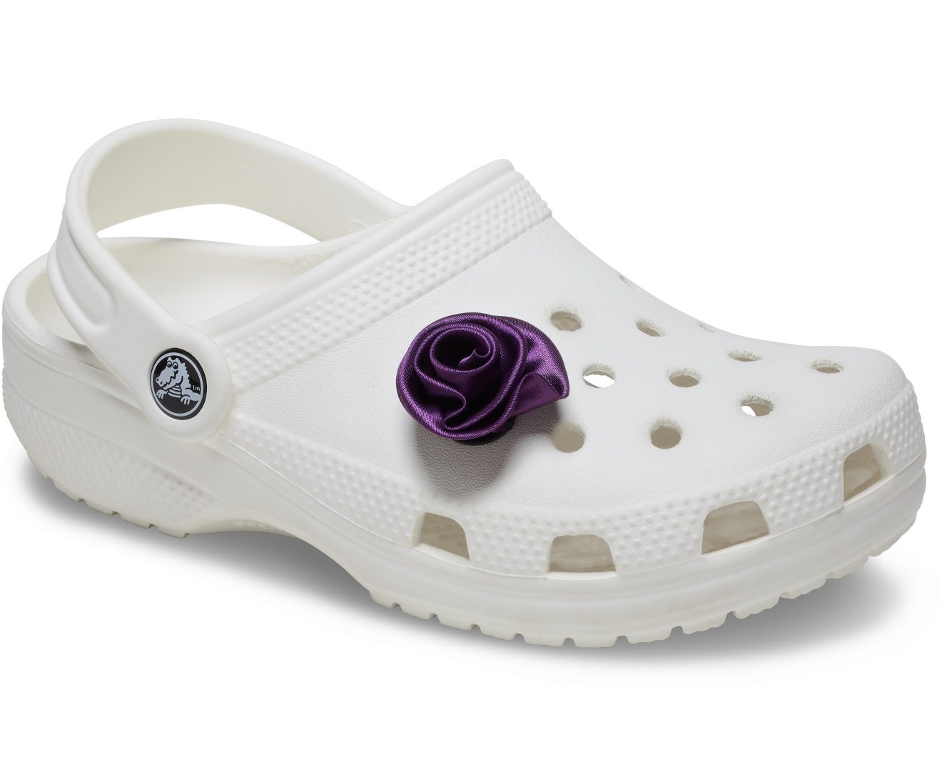 Deep Purple Rosette Jibbitz