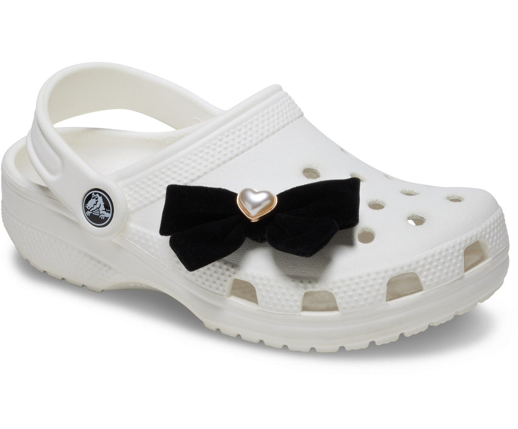 Velvet and Pearl Bow Jibbitz
