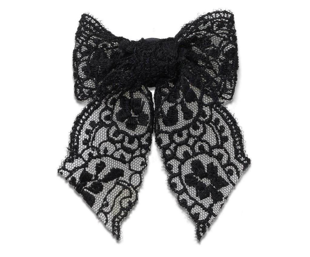 Black Lace Bow Jibbitz