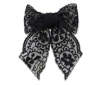 Black Lace Bow Jibbitz