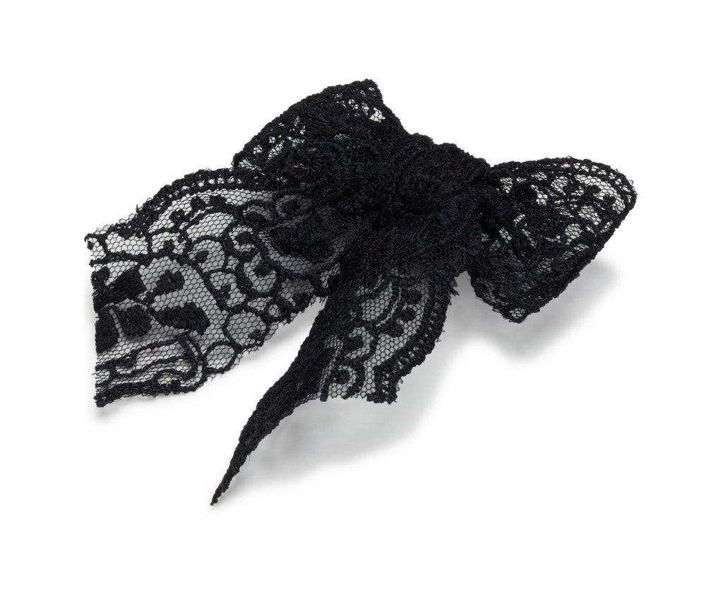 Black Lace Bow Jibbitz