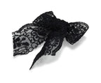 Black Lace Bow Jibbitz