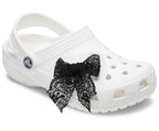 Black Lace Bow Jibbitz