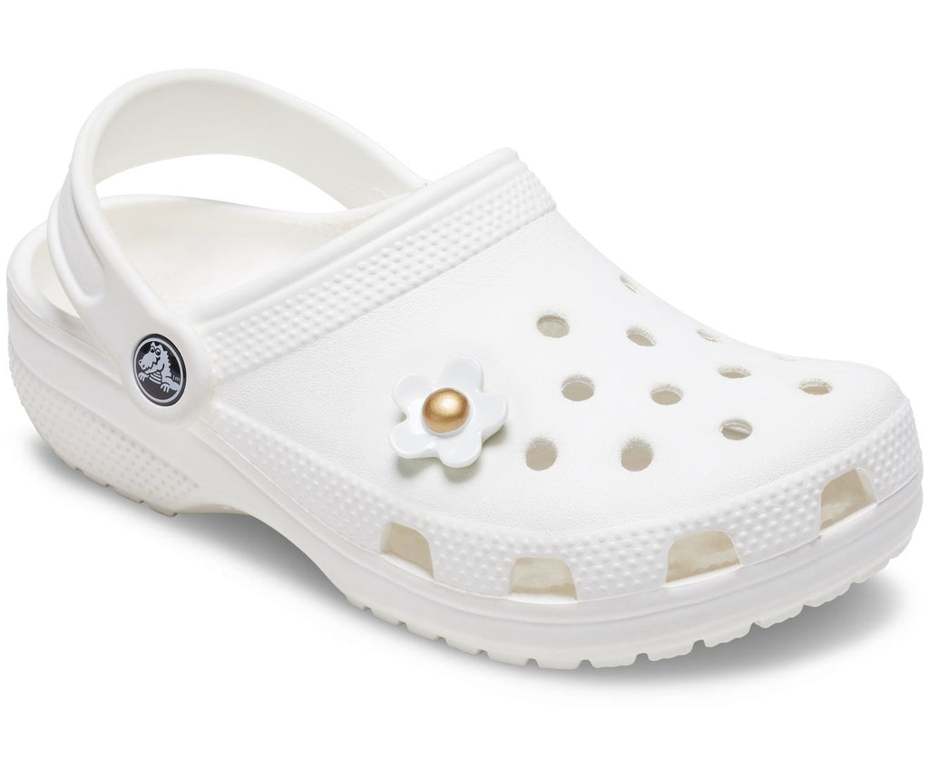 White Daisy with Gold Center - Jibbitz™