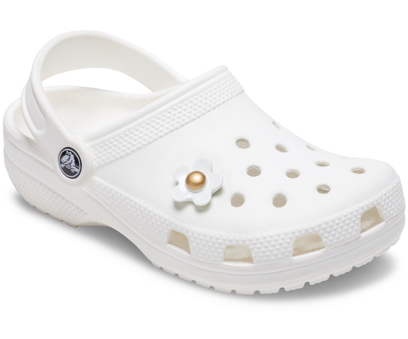 White Daisy with Gold Center - Jibbitz™