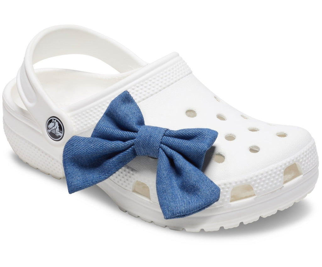 Denim Bow Jibbitz