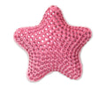 Plush Studded Pink Star Jibbitz