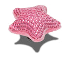 Plush Studded Pink Star Jibbitz