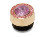 Circle Pink Gem Jibbitz