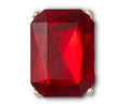 Ruby Square Gem Jibbitz