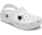 Black Gem Pearl Heart Jibbitz