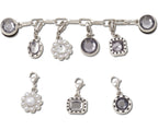 Silver Adjustable Charm Chain Jibbitz