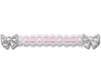Lace and Pink Ribbon Chain Jibbitz