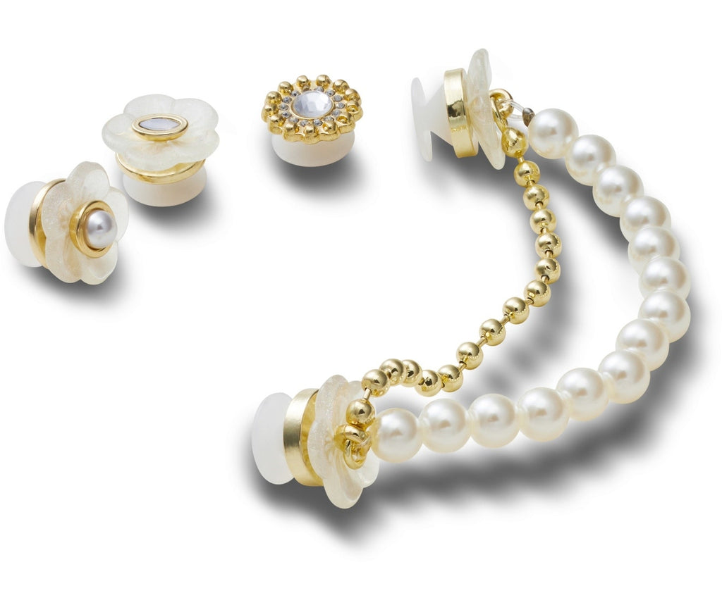Gold and Floral 5 Pack Jibbitz