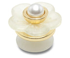 Gold and Silver Pearl Flower Jibbitz