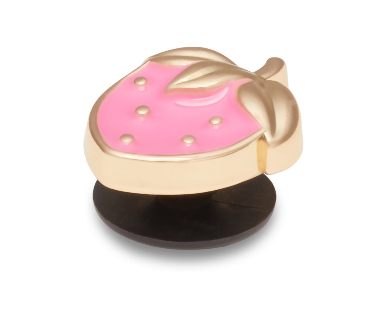 Tiny Sparkly Strawberry Jibbitz