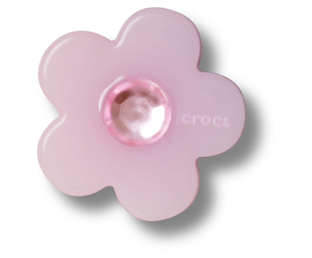Pink Flower with Gem Jibbitz