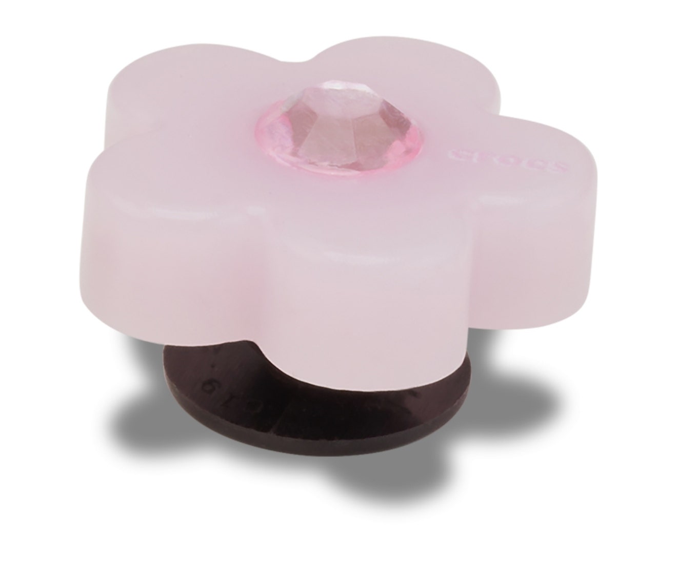 Pink Flower with Gem Jibbitz