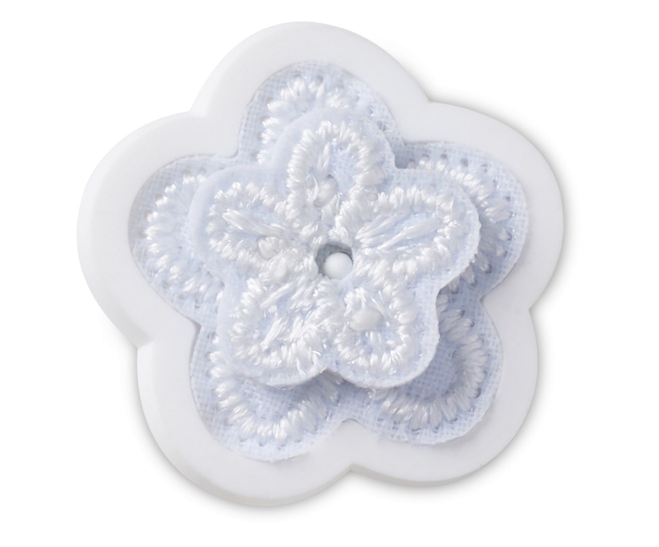Elegant White Floral 2 Jibbitz