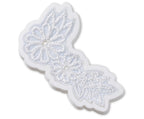Elegant White Floral 15 Jibbitz