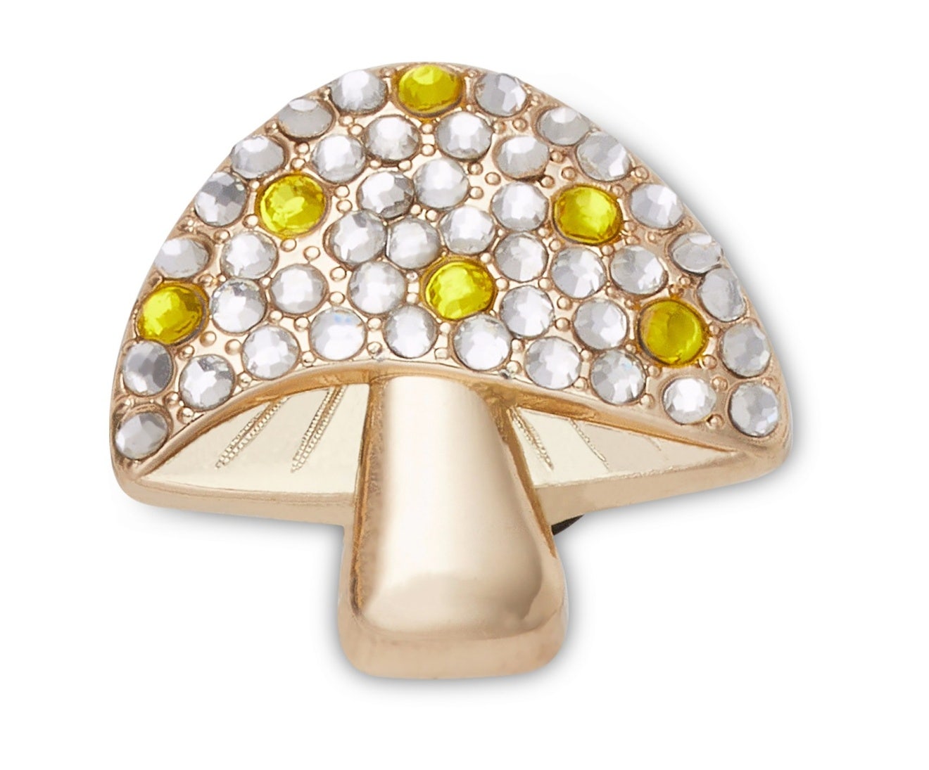 Gold Gem Mushroom Jibbitz